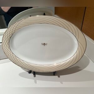 NEW Mary Kay Golden Anniversary bumblebee Oval Serving Platter 14.5x10 1963-2013